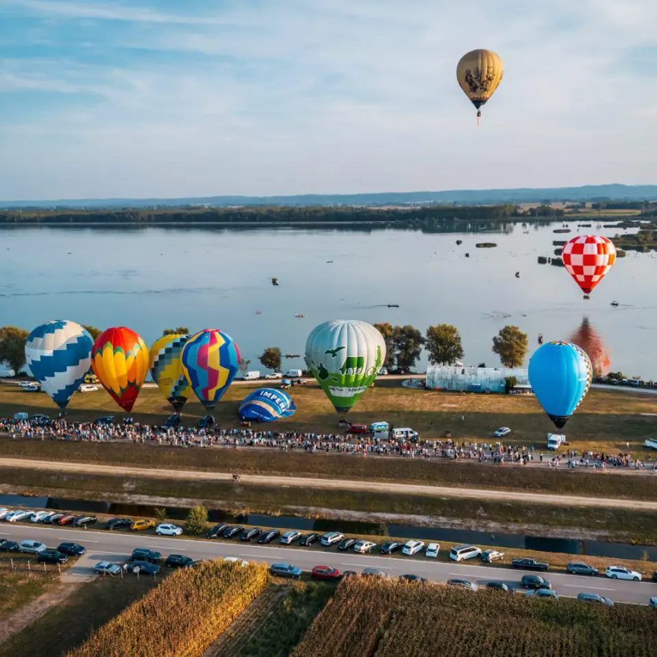 Let balonom iznad Međimurja, Zagreba i Zagorja